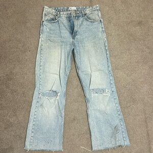 Zara High-Rise Wide Leg Jean